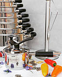 Каструля 3.6 л із неіржавкої сталі Edenberg EB-3695 Каструля для індукційної плити з товстим дном, фото 5