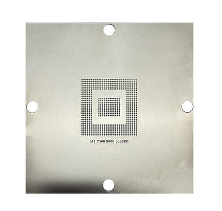 Трафарет BGA прямого нагріву ATI 7500 9000 (0.60 mm) 90 x 90 mm, фото 1