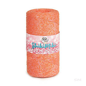 Трикотажний плоский шнур Ribbon Glossy, колір Помаранчевий