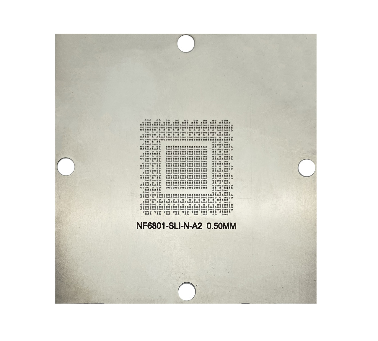 Трафарет BGA прямого нагріву NF6801-SLI-N-A2 (0.50 mm)  90 x 90 mm