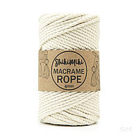 Еко шнур Shikimiki Rope 4mm, колір Молочний