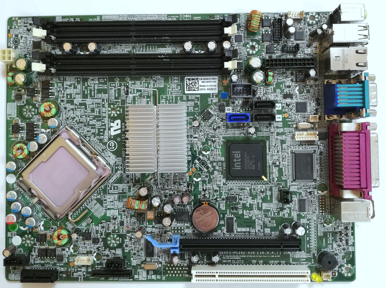 Материнська плата DELL Optiplex 960 SFF (0G261D) Intel Q45, ICH10 LGA775 DDR2 Intel Core 2 DUO, Pentium Б/В