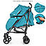 Коляска дитяча El Camino ME 1029 BREEZ Space Blue, фото 6