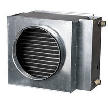 Нагрівач канальний водяний круглий- НКВ