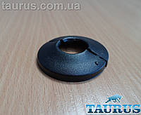 Чёрный разборный декоративный фланец - чашка DUO D54 / высота 10 мм Black, внутренний размер 1/2" d21мм