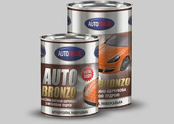 Мастика бітумно-каучукова з металевою пудрою AUTOBRONZO Автотрейд 2,5кг