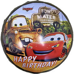 КТ039 КИТАЙ-КТ Коло 18" Happy Birthday - Тачки