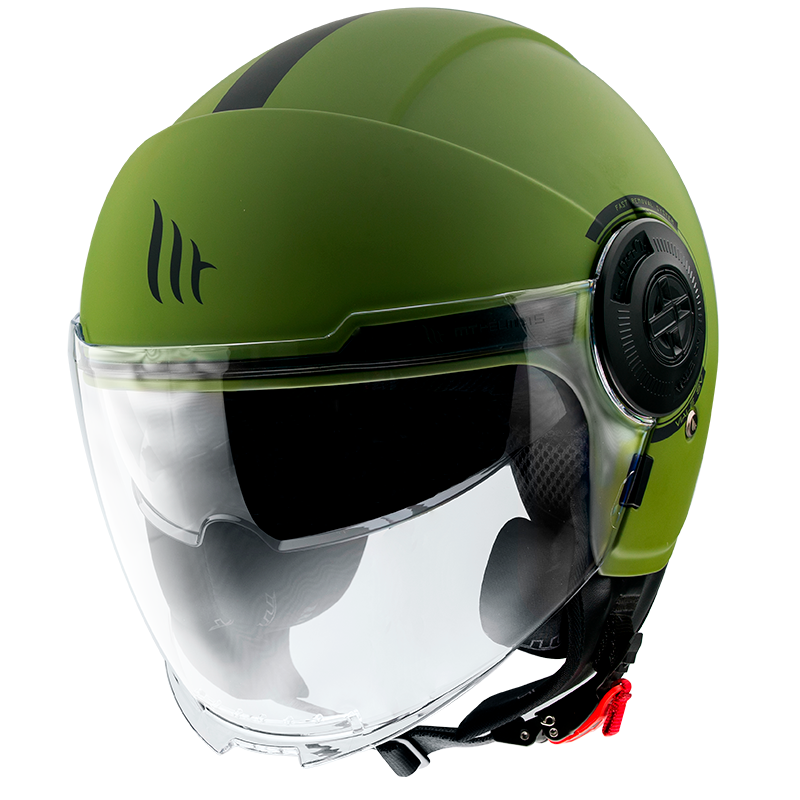 Мотошолом MT VIALE SV S Solid Matt Green XS