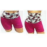 Піжамні жіночі шорти на широкій гумці Hello Kitty 4 принта, фото 4