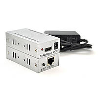 Одноканальний активний подовжувач HDMI сигналу через UTP кабелю. Дальність передачі: до 60метров, cat5e/cat6e