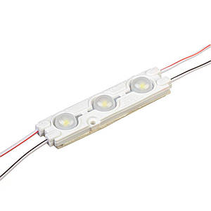 Світлодіодний модуль (кластер) SMD5730, 3led, 1,5 W, білий холодний, 12В, IP65