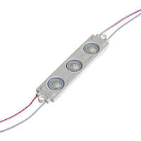 Світлодіодний модуль (кластер) SMD3030, 3led, 1,5 W, білий холодний, 12В, IP65