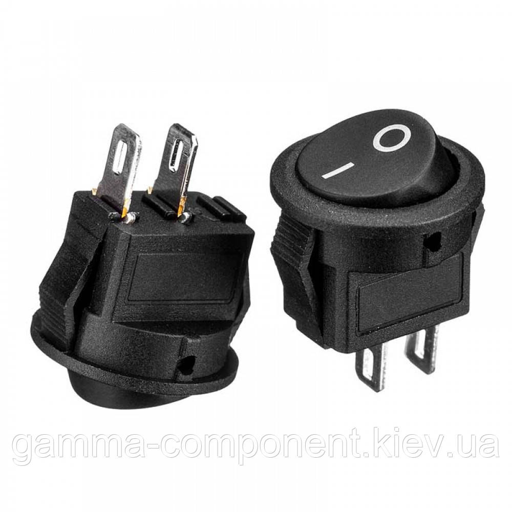 Перемикач KCD1-101-8, ON-OFF, (2pin) чорний