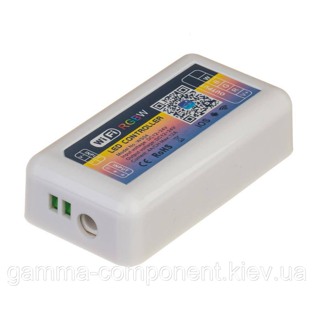 WI-FI контролер для світлодіодної стрічки RGBW 12А, 144Вт