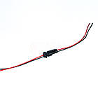 Комплект коннекторів для світлодіодної стрічки роз'єм 2pin чорний з затиском "тато"+"мама", 100шт, фото 4