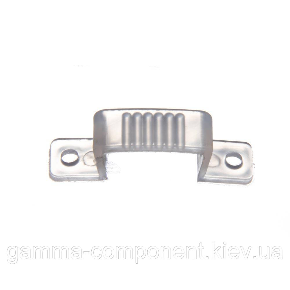 Монтажна кліпса для світлодіодної стрічки 220В AVT smd 5050-60 лід/м, фото 1