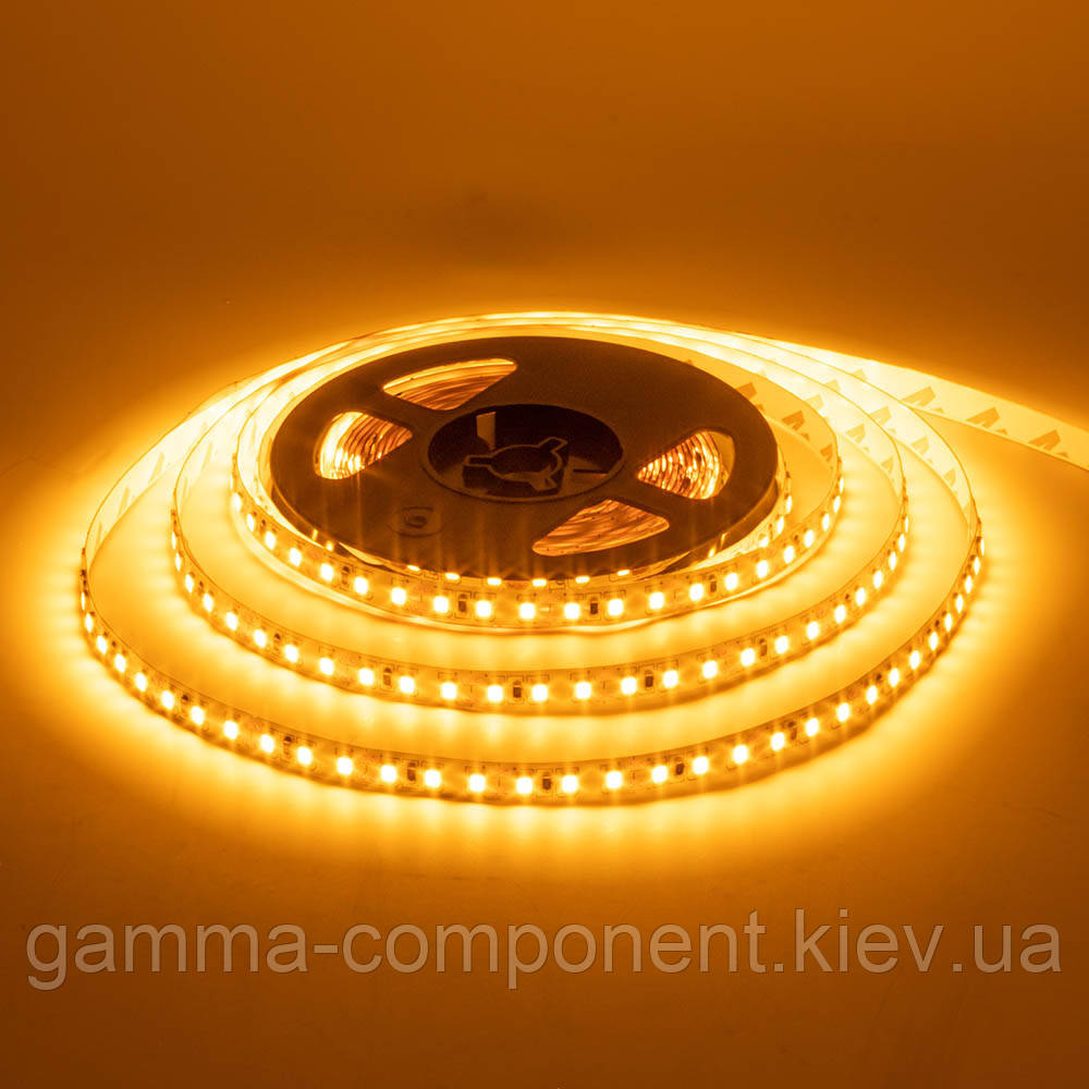 Світлодіодна стрічка 12В AVT PROFESSIONAL SMD 3528 (120 LED/м), жовтий, IP20 - бобіни від 5 метрів