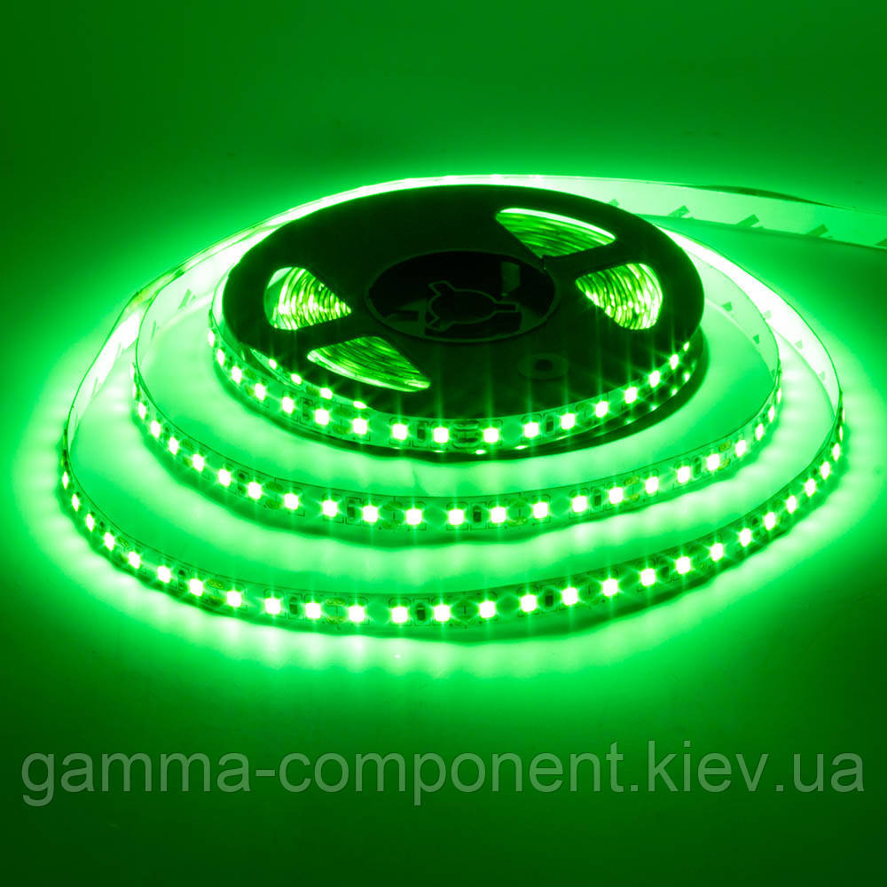 Світлодіодна стрічка 12В AVT PROFESSIONAL SMD 3528 (120 LED/м), зелений, IP20 - бобіни від 5 метрів