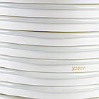 Світлодіодний неон 220В білий теплий AVT smd 2835-120 лід/м 7Вт/м, герметичний. Бухта 50 метрів., фото 3