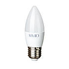 Світлодіодна лампа SIVIO C37 7W, E27. 3000K, теплий білий, фото 2