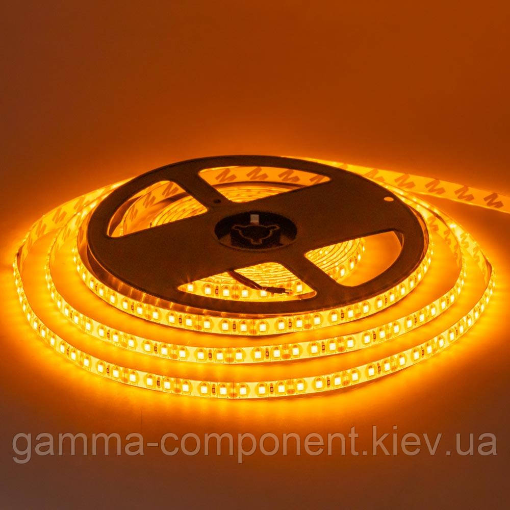 Світлодіодна стрічка SMD 2835 (120 LED/м), жовтий, IP20, 12В бобіни від 5 метрів