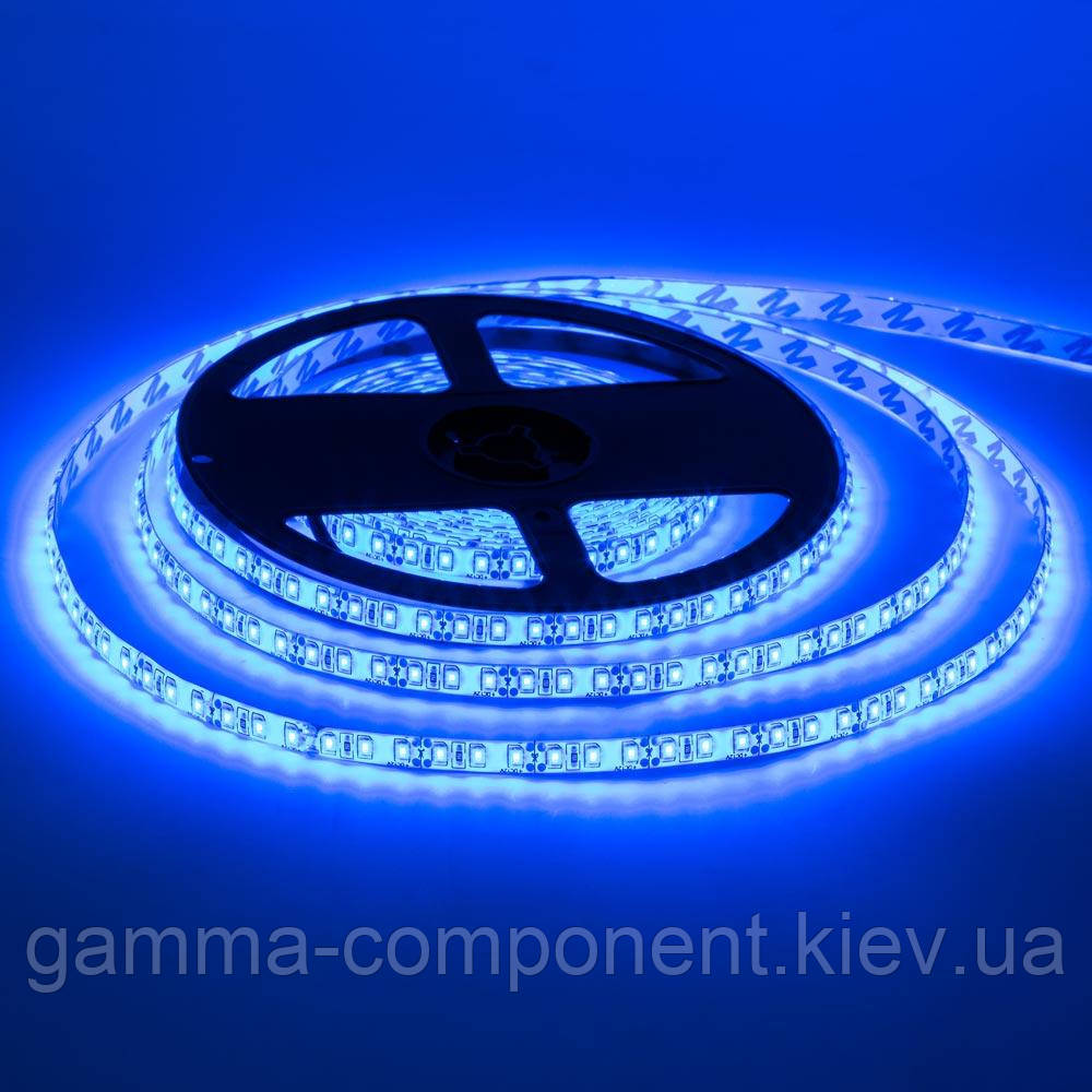 Світлодіодна стрічка SMD 2835 (120 LED/м), синій, IP65, 12В - бобіни від 5 метрів