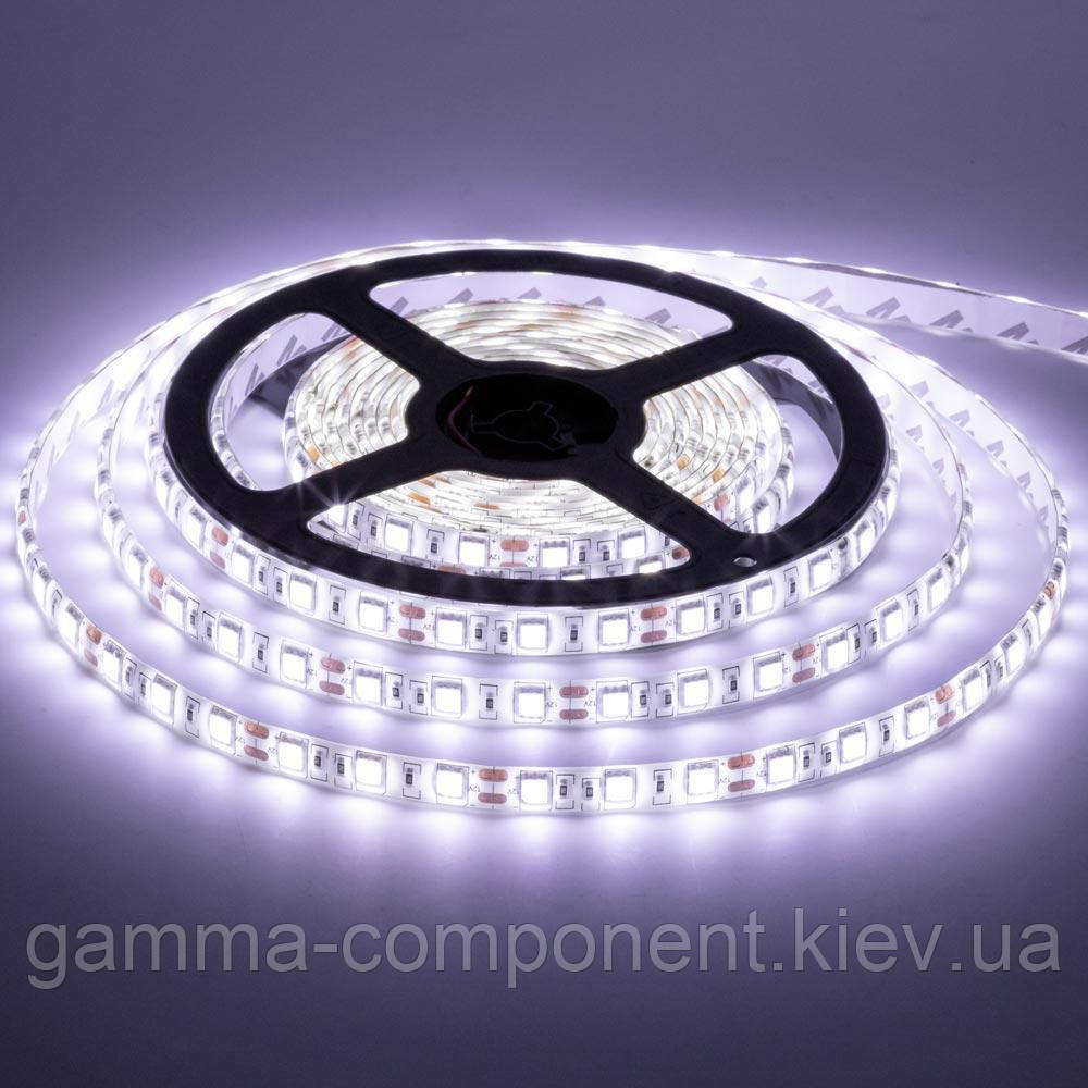 Світлодіодна стрічка SMD 5050 (60 LED/м), білий, IP20, 12В - бобіни від 5 метрів