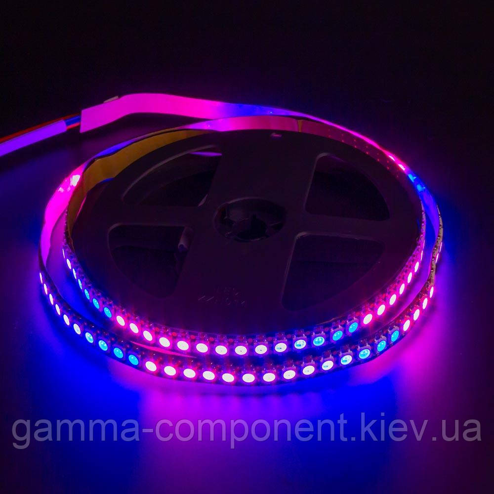 Адресна світлодіодна стрічка AVT PROFESSIONAL SMD 5050 WS2812B (144 LED/m), IP20, 5B