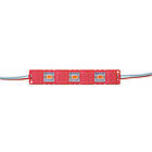 Світлодіодний модуль (кластер)smd5730 3led 1.5 W червоний 12 V IP65, фото 4
