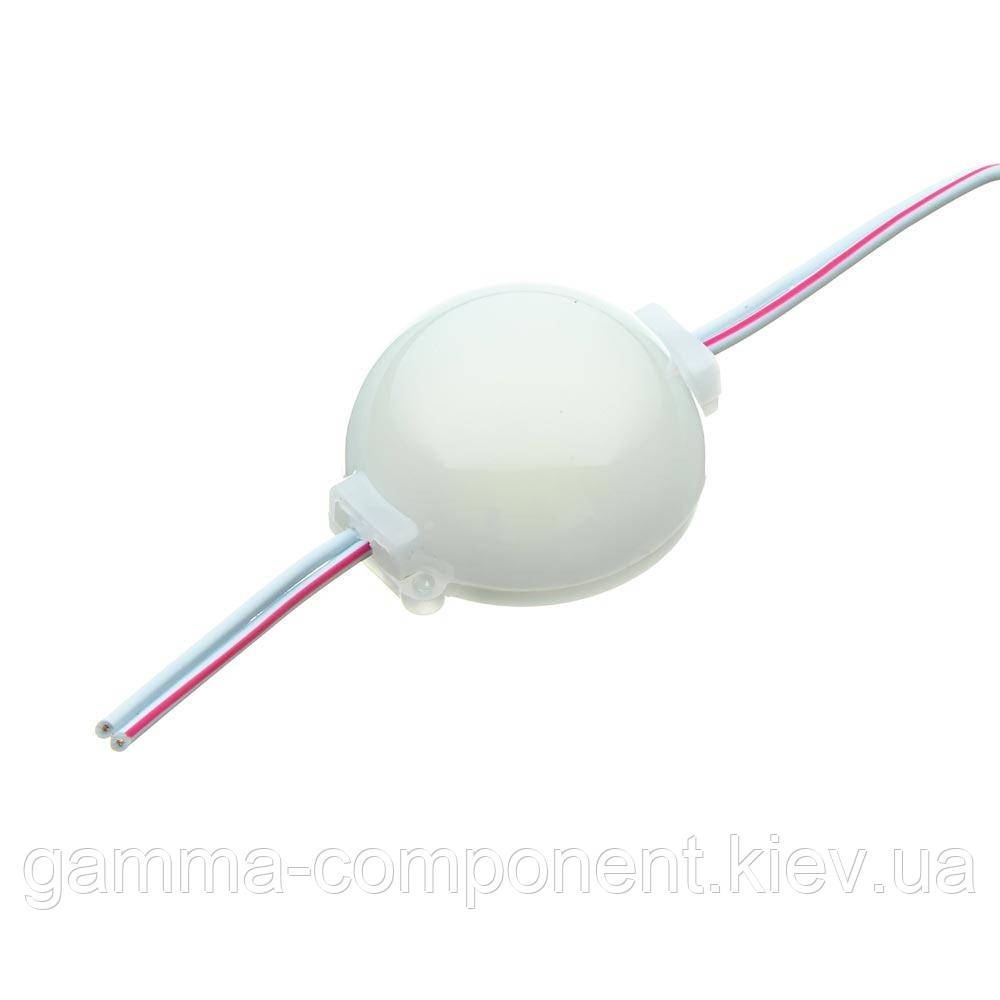 Світлодіодний модуль (кластер) СОВ 1led 2W білий теплий МТК 12 V IP65