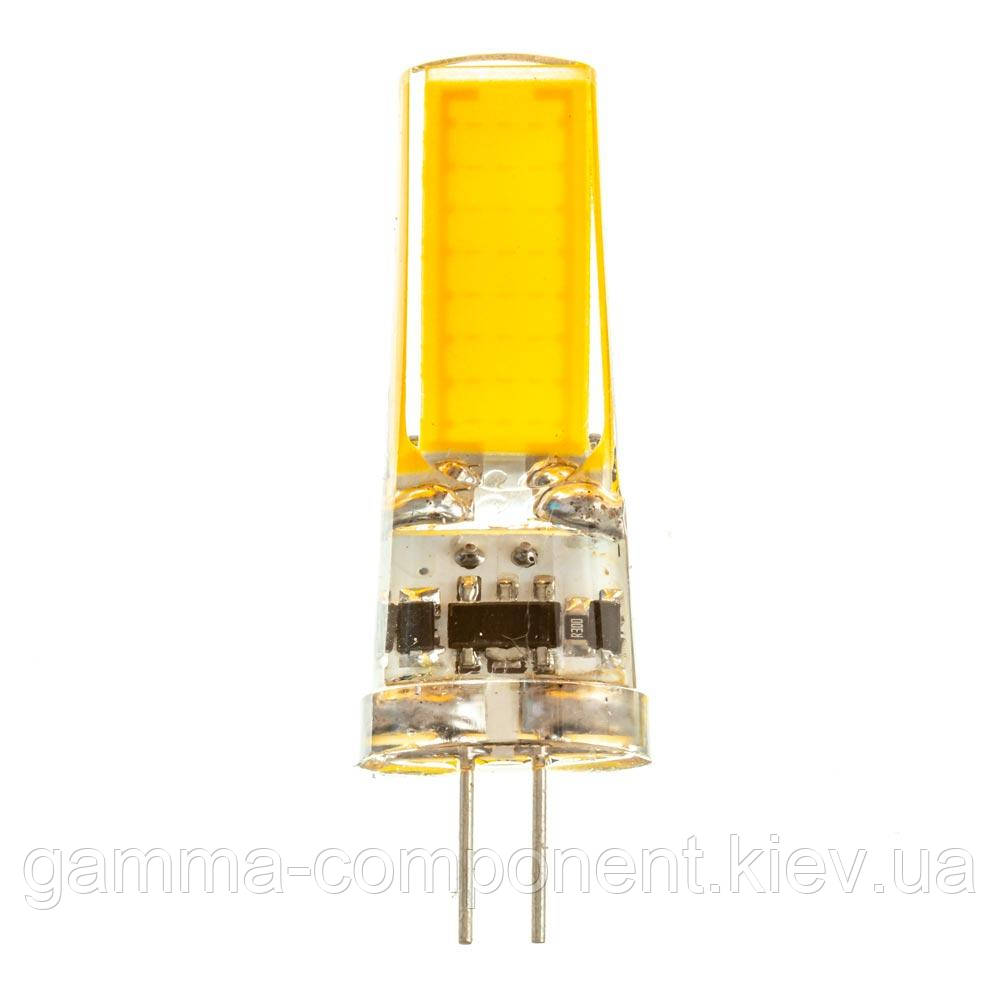 Светодиодная лампа G4 12V 5W Silicon 3000K cob2508 SIVIO