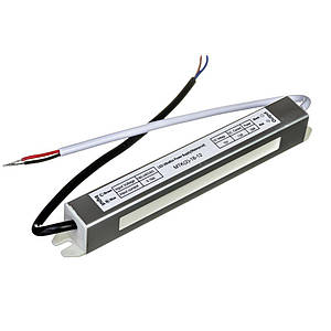 Блок живлення 12В герметичний SLIM, 1.5 A 18Вт, IP65
