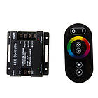 LED контролер світлодіодний RGB 24-12Вт (Radio 6 кнопок) чорний, фото 3