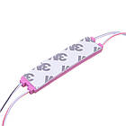 Світлодіодний модуль 12V рожевий smd5730 3led 1.5 W IP65, фото 4