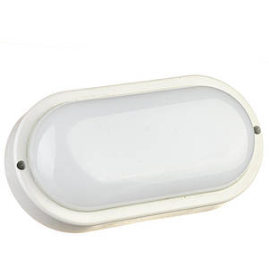 Світлодіодний світильник накладної ЖКГ 8Вт, овальний, холодний білий, IP65