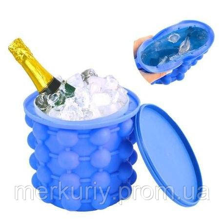Силіконова форма для заморозки льоду Ice Cube Maker Айс куб міні відро для заморозки льоду