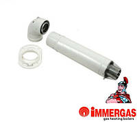 Коаксіальний димохід до газового котла Immergas Maior Eolo