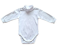 Боді-гольф для дівчинки з довгим рукавом Garden baby 19702-02 білий 74-80