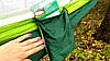 Туристический нейлоновый гамак с москитной сеткой Hammock Net Green, Подвесной гамак на природу Походный гамак, фото 5