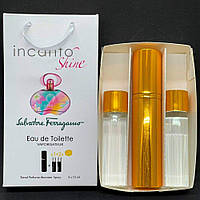 Женский мини парфюм Salvatore Ferragamo Incanto Shine, набор 3х15 мл
