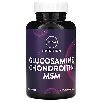 Глюкозамін Хондроїтин МСМ MRM Glucosamine Chondroitin MSM для суглобів та зв'язок 90 капсул