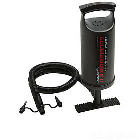 Ручний насос для надування Intex 68614 (об'єм 1.7 л) ручний середній 36 см