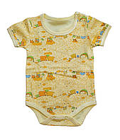 Боді для дівчинки з коротким рукавом Оранжевий верблюд 503 жовтий 56-68