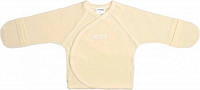 Дитяча сорочечка для немовлят Garden Baby 18102-88 ажур молочна 56-62