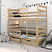 Ліжко-трансформер дитячий дерев'яна двоярусна Амелі ТМ Luna 900х1900, фото 9