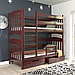 Ліжко двох'ярусне дерев'яне Меліса масив бука (трансформер), фото 4