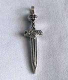 Меч Перуна оберіг з срібла 925-ої проби:, фото 2