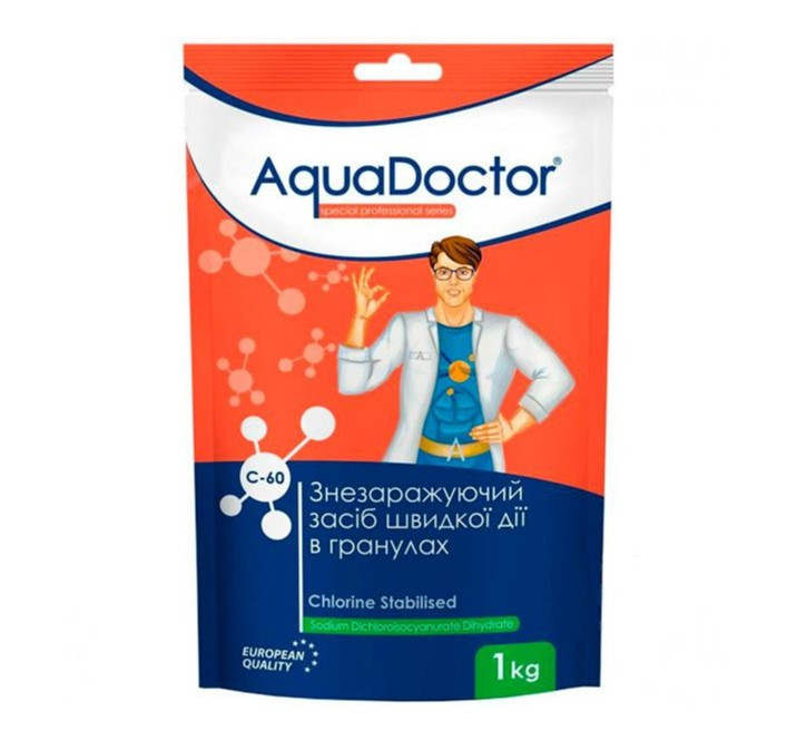 Хлор AquaDoctor C-60T 1 кг. в таблетках