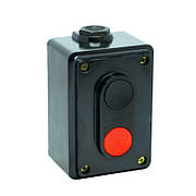 Пост кнопковий ПК722-2, 10A, 230/400B, (корпус карболит, 1 червона, 1 чорна), Electro