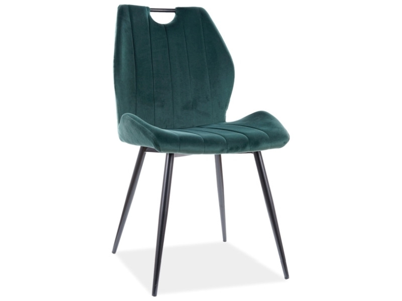 Стілець ARCO Velvet SIGNAL Bluvel 78 - зелений, фото 1